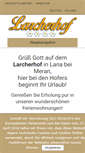 Mobile Screenshot of larcherhof.it